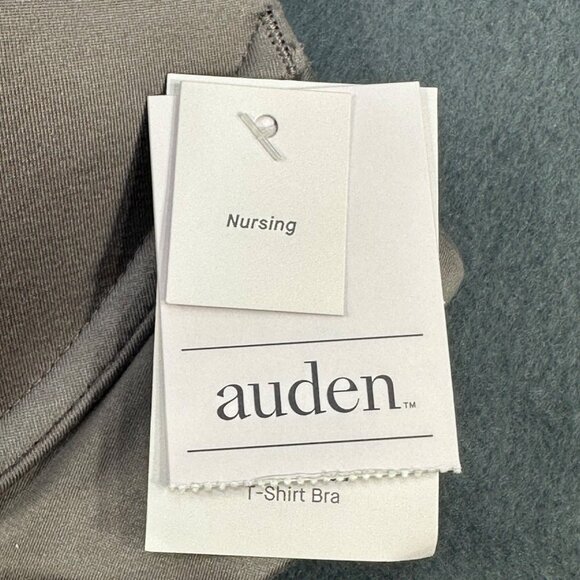 Auden Women's Size 34D Nursing Bra T-Shirt Full Coverage Rocket City Gray New - Picture 3 of 13